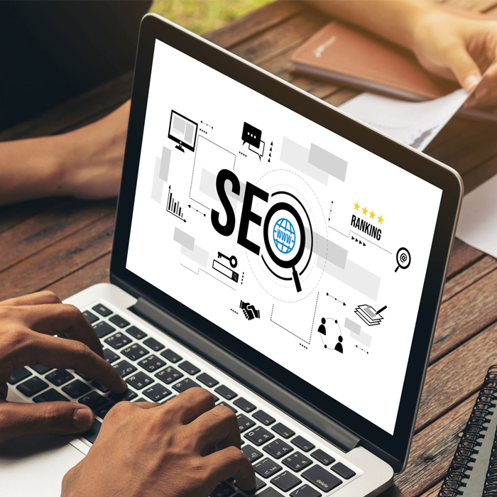 Airdrie SEO Services 1 seo services on laptop